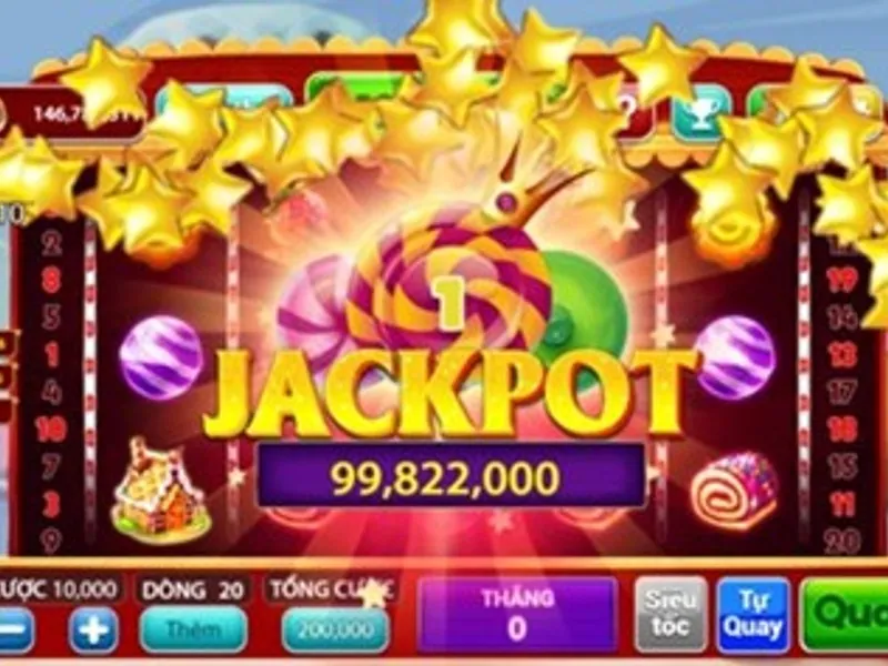 Hình ảnh game nổ hũ jackpot lũy tiến với số tiền lớn