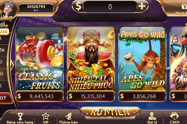 Các trò chơi slot game đa dạng tại 888clb với cơ hội trúng jackpot lớn